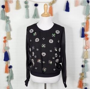 Milly Embellished Beaded Top